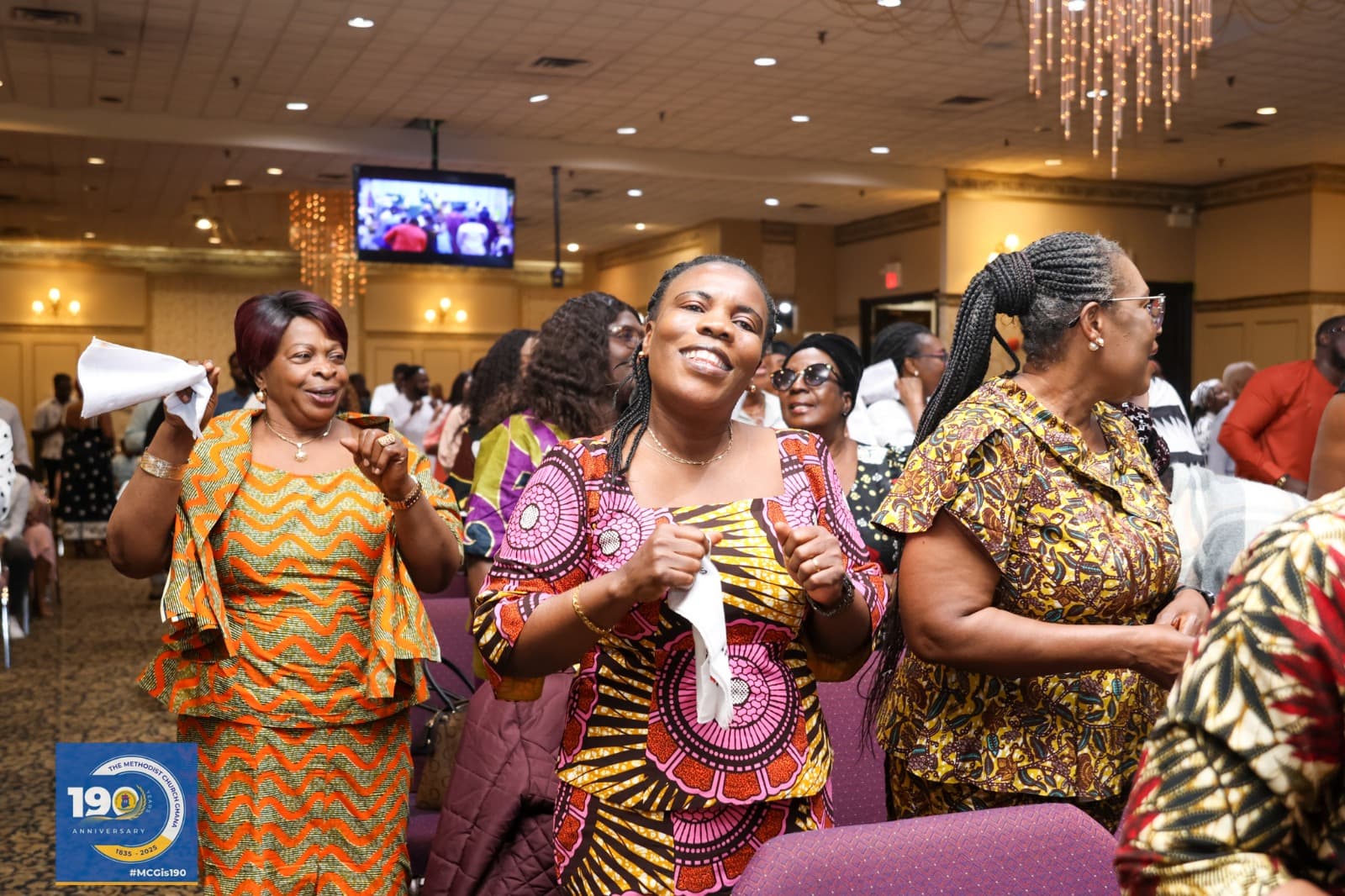 Methodist Church Ghana congregation in worship